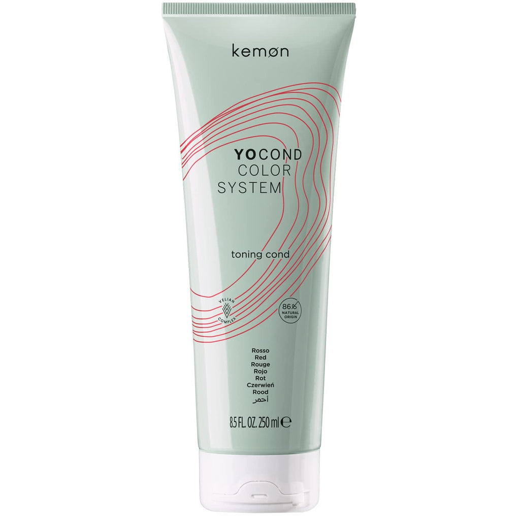 Kemon Yo Cond Color System Après-shampooing Sublimateur de Couleur, Teinte Rosso REV22 250 ml