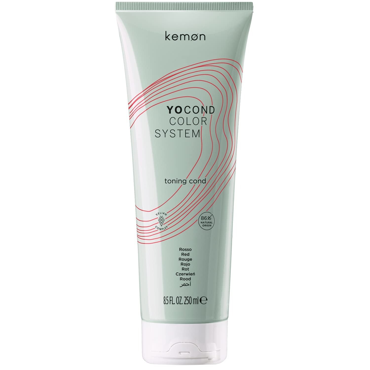 Kemon Yo Cond Color System Après-shampooing Sublimateur de Couleur, Teinte Rosso REV22 250 ml