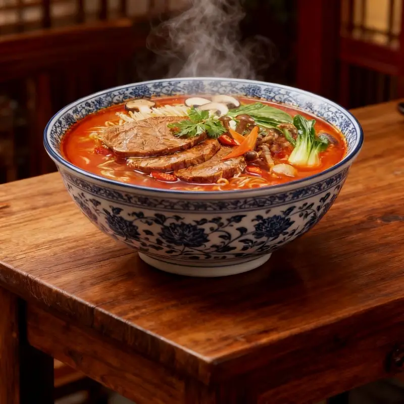 Bai Xiang Soupe de Nouilles au Bœuf Classique 12*105 g (Carton Entier)