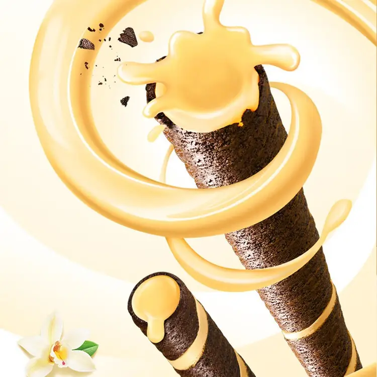 Oreo Rouleaux croustillants au cacao fourrés saveur vanille - 50 g