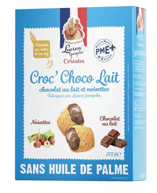 Lucien Georgelin Croustillant au chocolat au lait 375 g