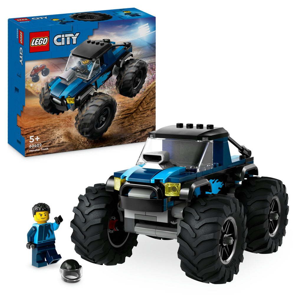 LEGO City 60402 Set de Construction Monster Truck Bleu