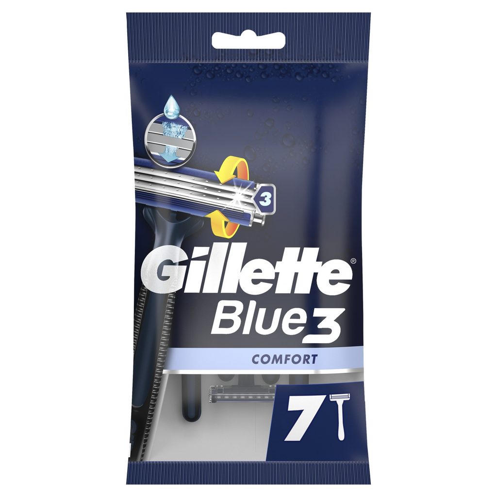 Rasoirs jetables Gillette Blue3 Comfort x7