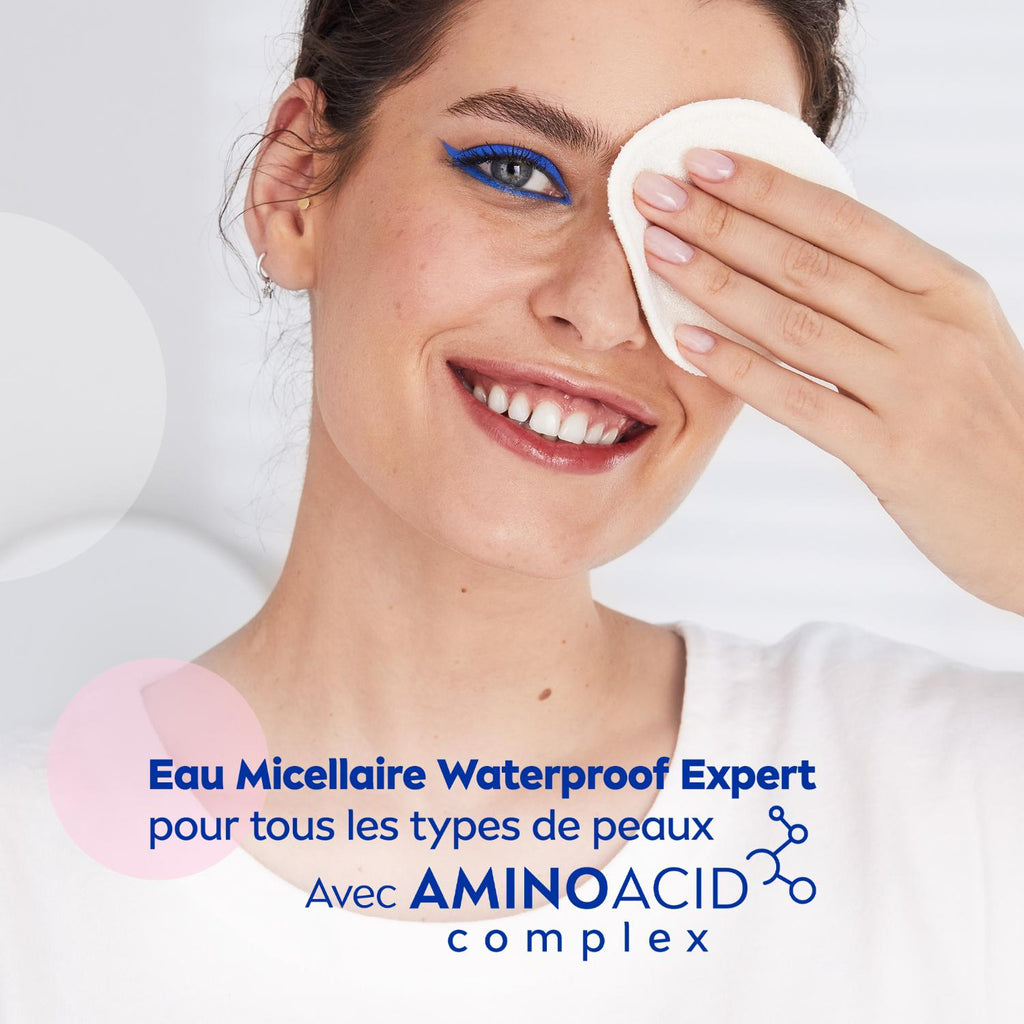 NIVEA Expert Lotion nettoyante biphasée micellaire waterproof - 400 ml