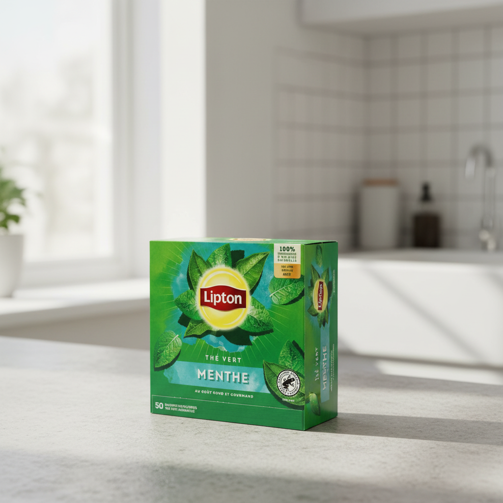 Lipton Thé Vert Menthe - x50 80 g