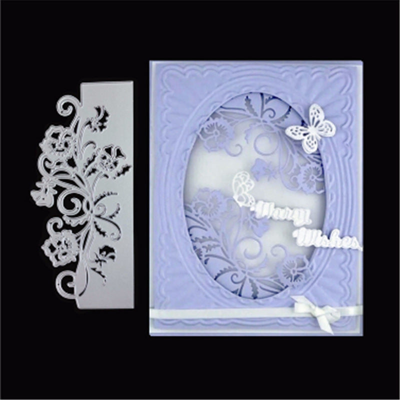 Coupes pour la création de cartes, dies de découpe en métal pour le jour de Noël, découpes de félicitations, gabarits de filigrane d'anniversaire, modèle pour le scrapbooking DIY