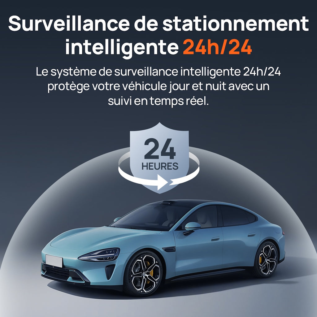 70mai Kit de câblage 4G UP04, Adaptateur d'alimentation type C pour A510, A810, 4K Omni, M800, Accessoire de caméra embarquée pour mode parking 24 h