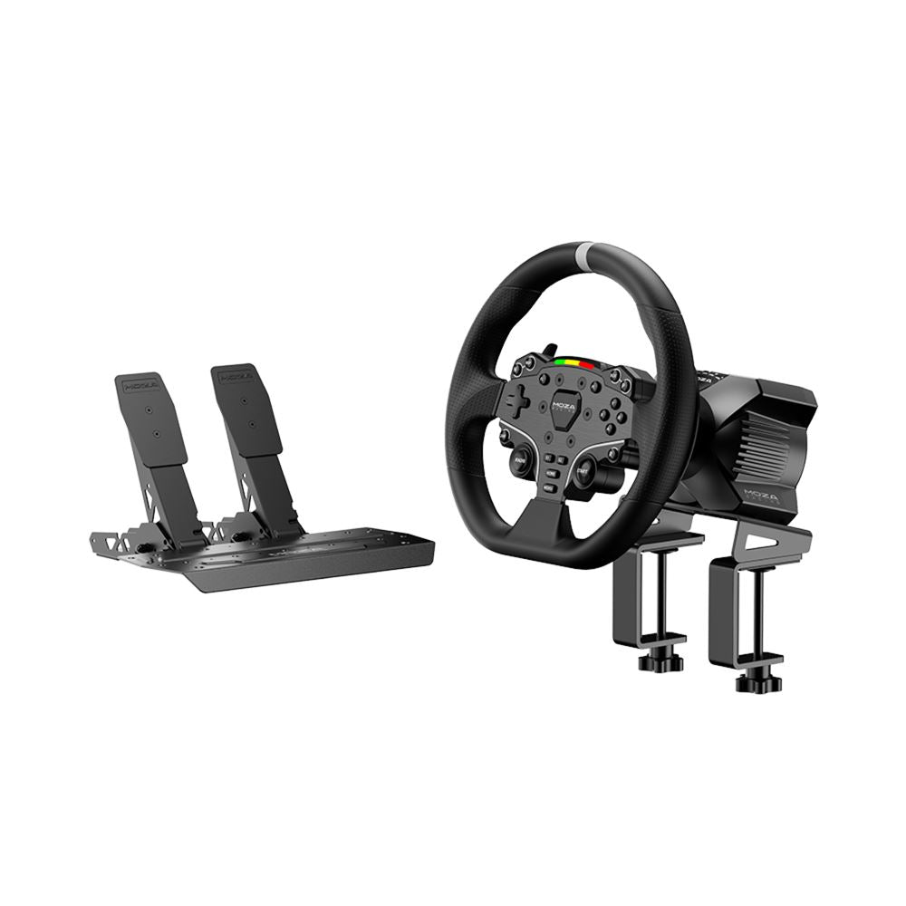 Moza Racing Pack R3 Racing pour PC - Inclus Volant de Course, Base de Volant et Pédales