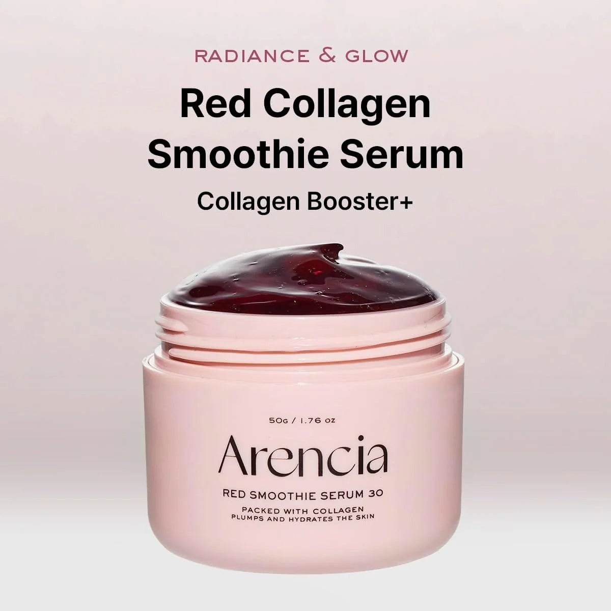Arencia Masque Sérum Visage Nuit Smoothie Rouge - 50 g