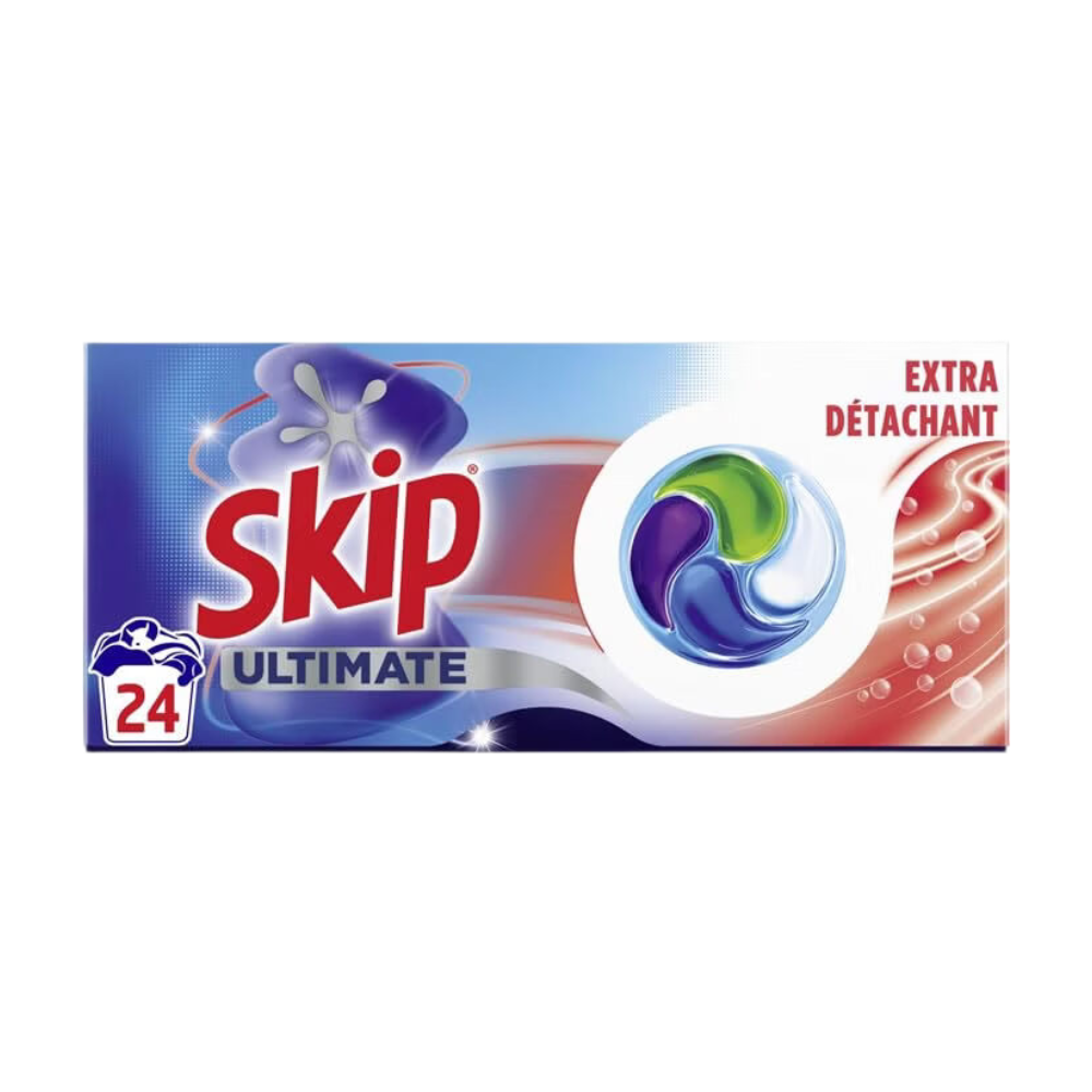 Skip Capsules de Lessive Xtra 24 Lavages