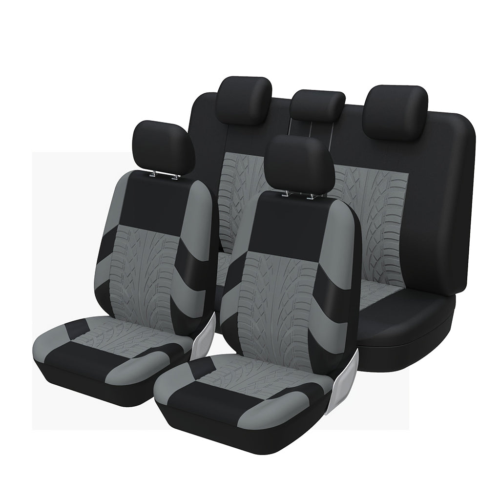 Porbi Y33376-5 Lot de housses de siège auto Gris