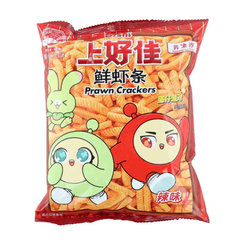 OISHI Chips de crevettes saveur épicée - 40 g
