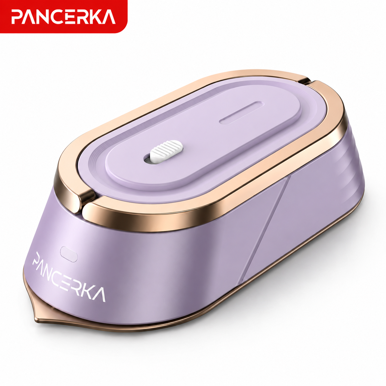 PANCERKA Défroisseur vapeur portable 400 W, 110–240 V à large plage de tension, chauffe rapide, fer à repasser vapeur léger et maniable, finition mate en ABS de qualité supérieure
