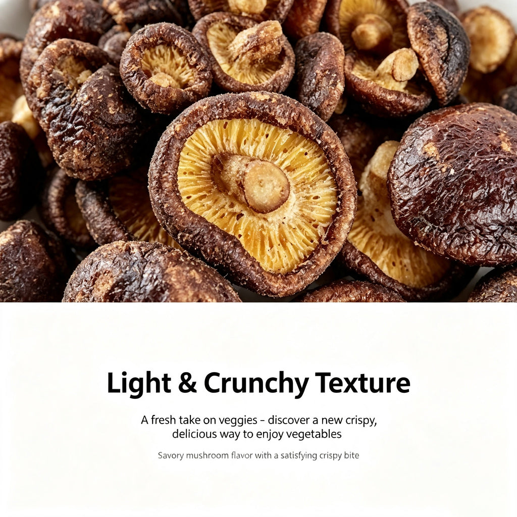 MUSHAN BASE Chips de champignons shiitakés 70 g
