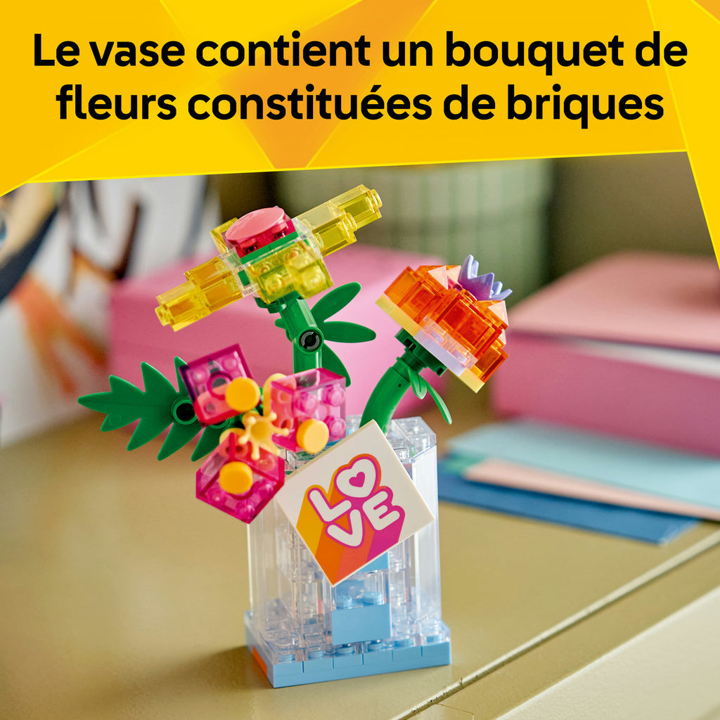 LEGO Creator 3-en-1 Set de Construction Flacon de Parfum avec Décoration Florale 31383