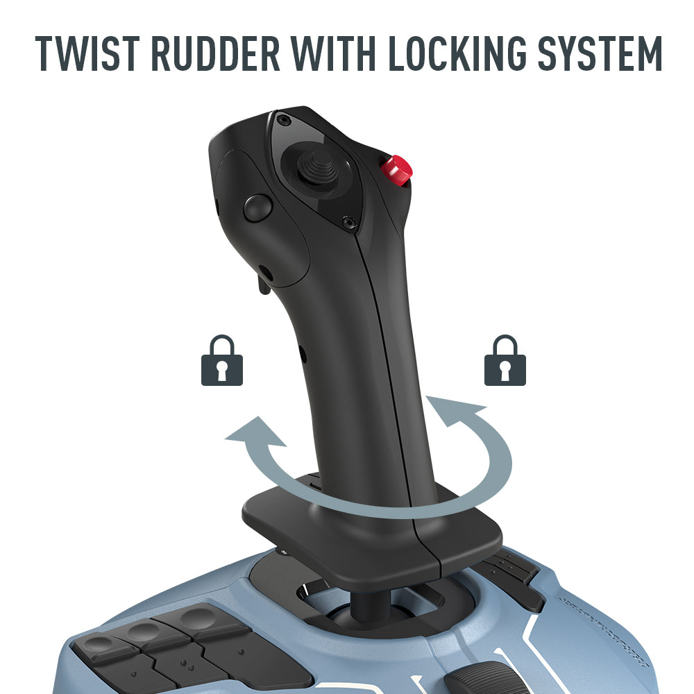 Thrustmaster TCA officer pack joystick et manette - édition Airbus pour PC