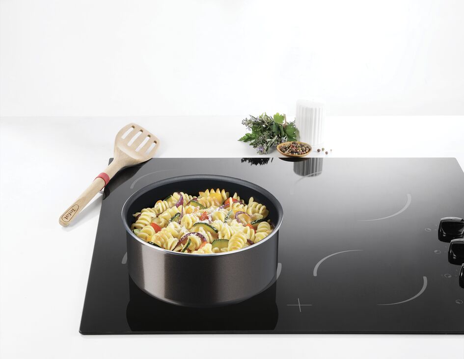 Tefal Ingenio Easy Plus, antiadhésif, casseroles 16/18/20 cm + poignée, ne convient pas à l’induction