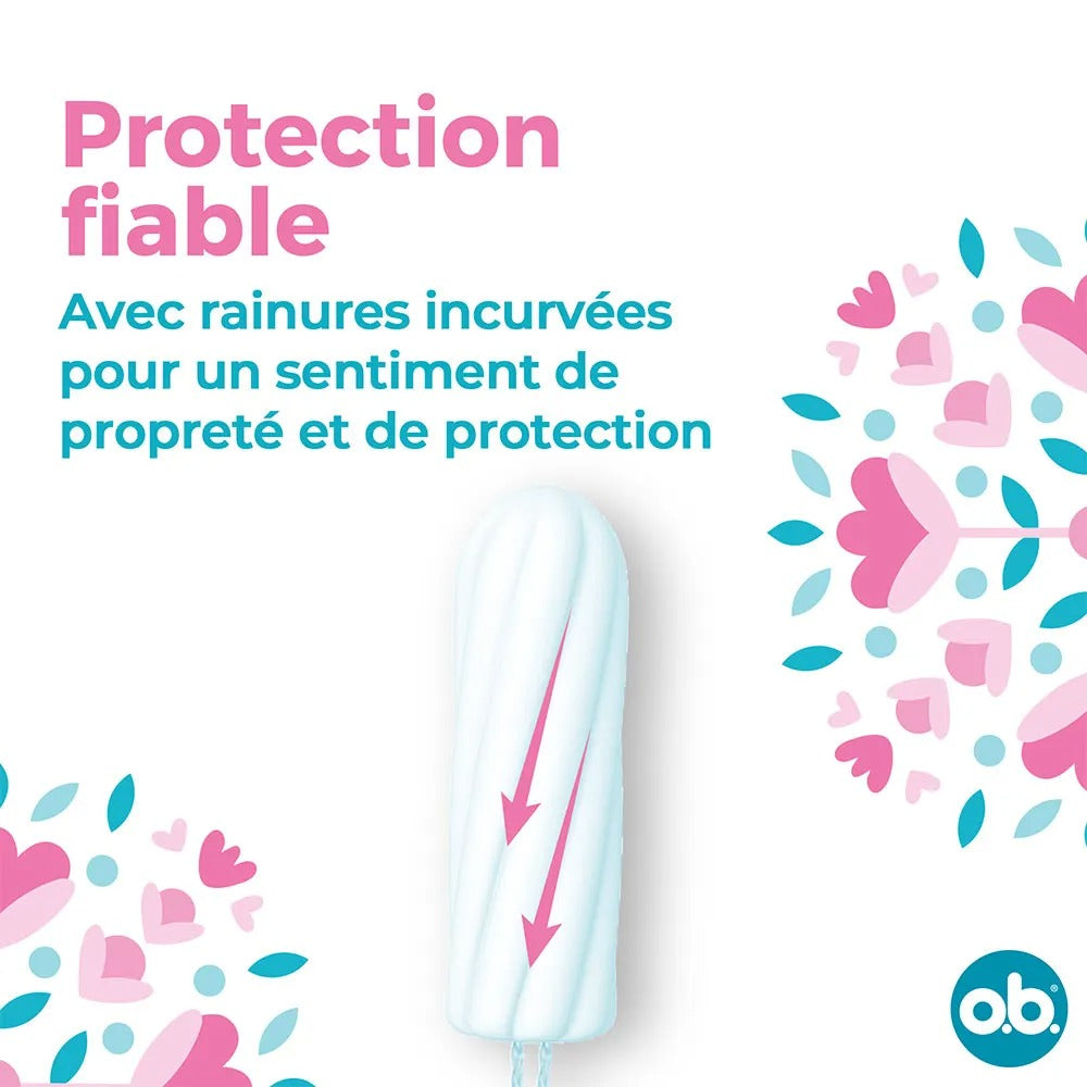 o.b. Original Super Plus Tampons Hygiéniques Lot de 16 Tampons