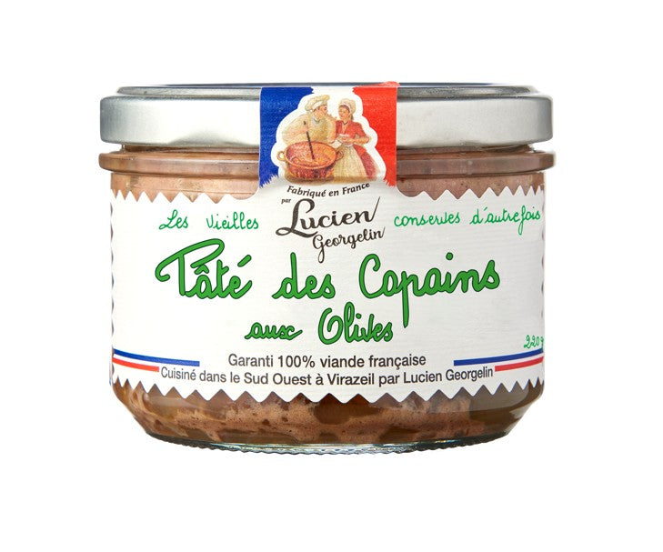 Lucien Georgelin Pâté des Copains aux olives - 220 g