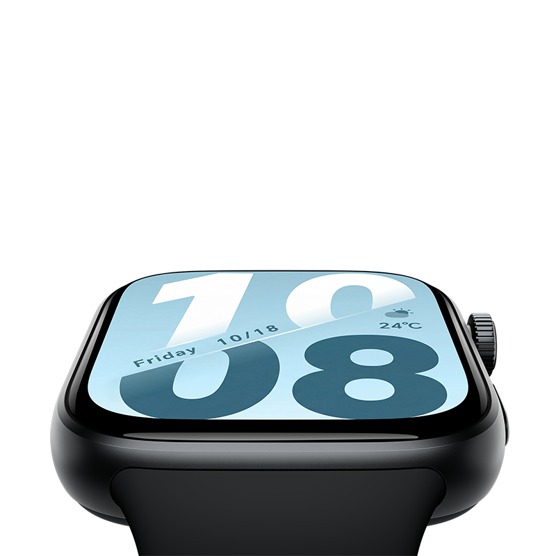 HONOR Watch X5i, 8 Mo + 128 Mo, Noir, Autonomie longue durée de 21 jours, Scanner de santé, Bracelet en silicone