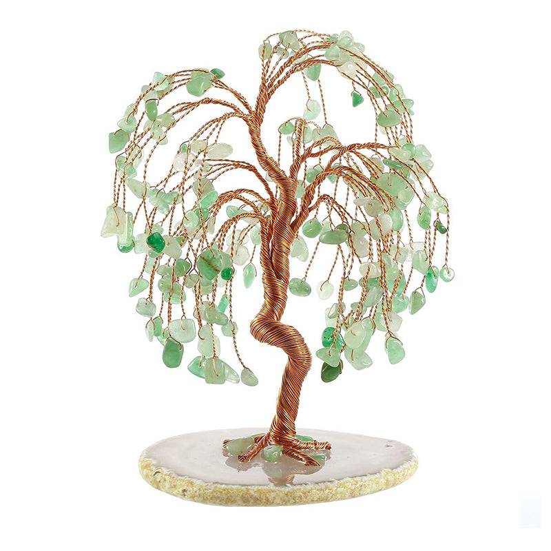 Ju7cer 1 pièce d'artisanat en cristal naturel brut attirant l'argent, arbre à argent, décoration de base, décoration d'intérieur, Noël, cristal de guérison, adapté pour la maison, le bureau et la décoration de pièce