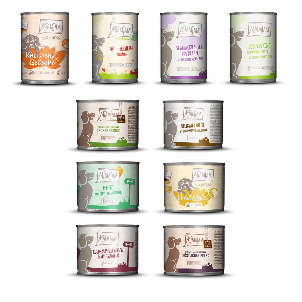 MjAMjAM Nourriture humide pour chien assortie 2,8 kg