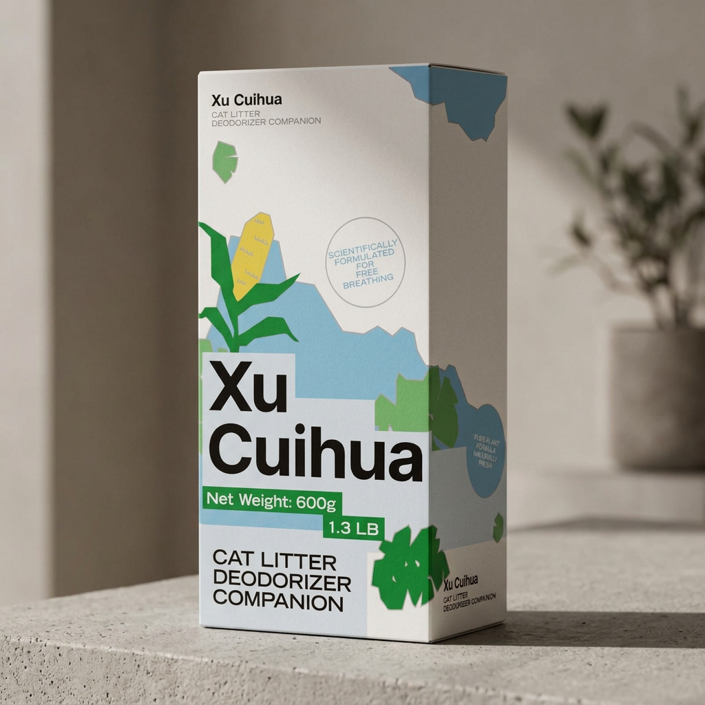 Xu Cuihua Désodorisant pour litière de chat 600 g x 1