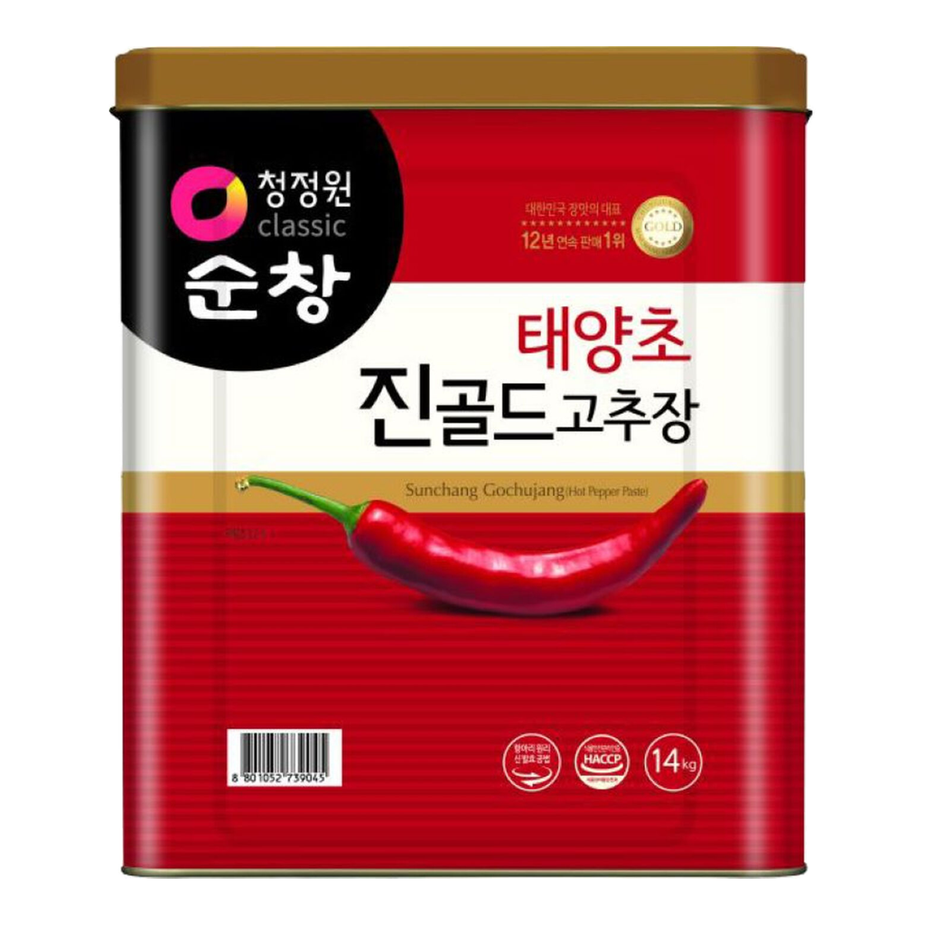 CHUNG JUNG ONE Pâte de piment rouge épicée Gochujang - 14 kg