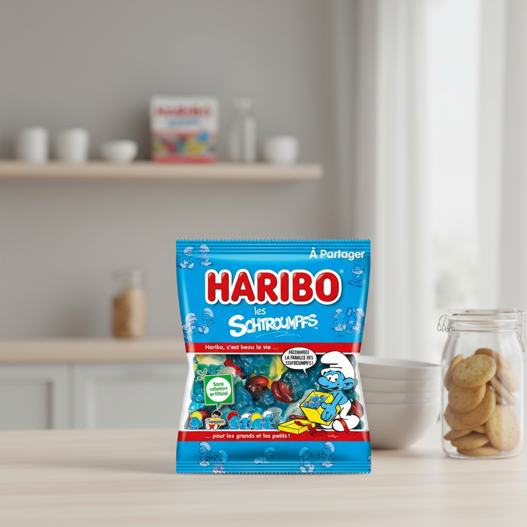Haribo Bonbons Schtroumpfs - 120 g
