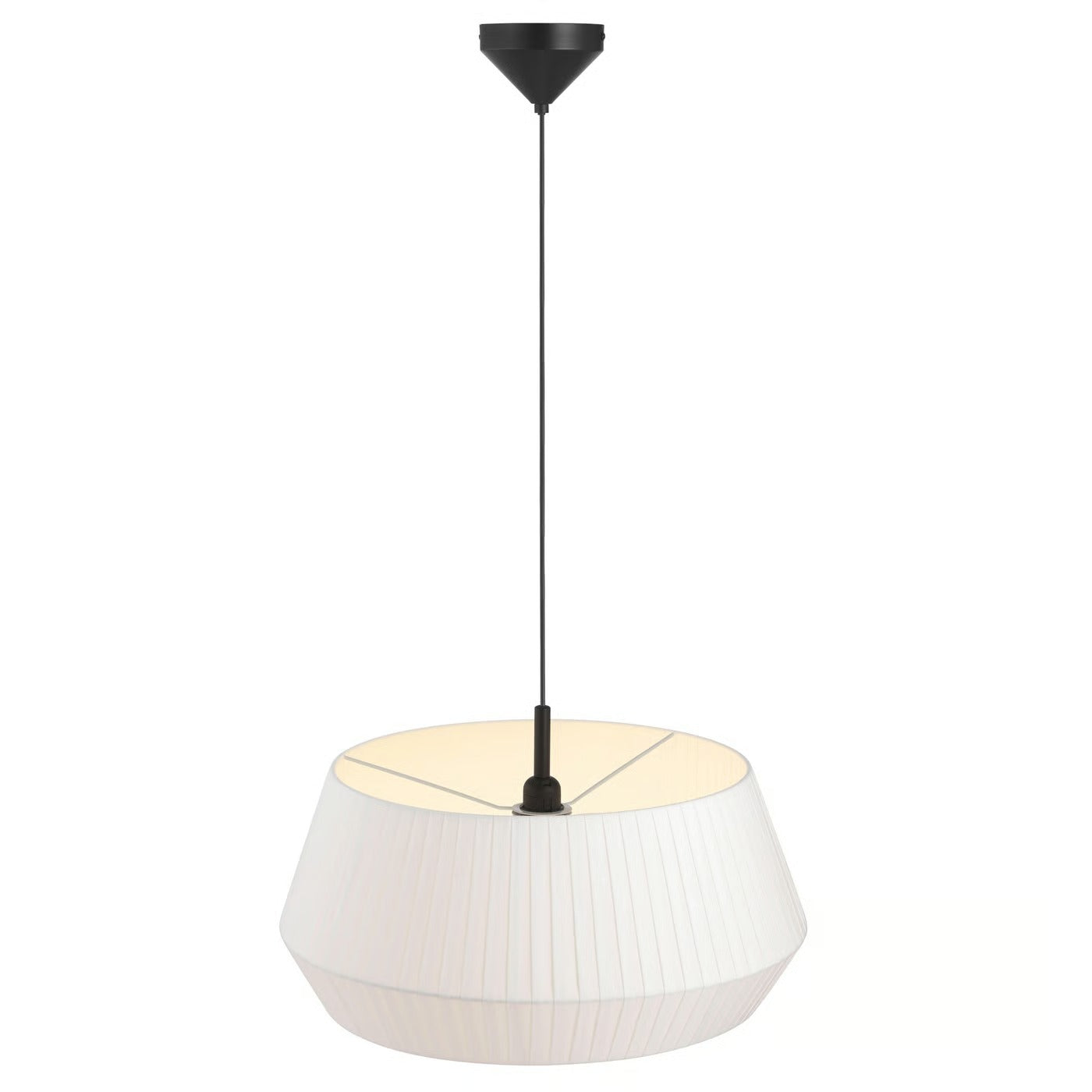 Suspension DICTE 53 textile blanc IP20 E27 - Nordlux, Intérieur