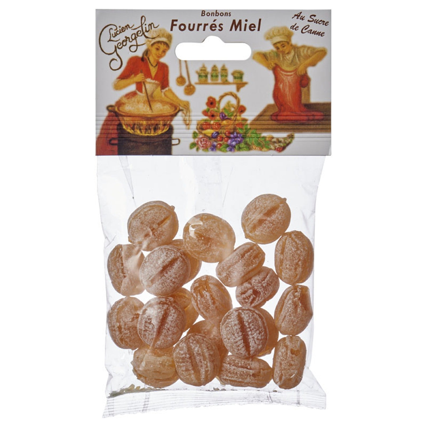 Lucien Georgelin Gaufrettes fourrées au miel 150 g
