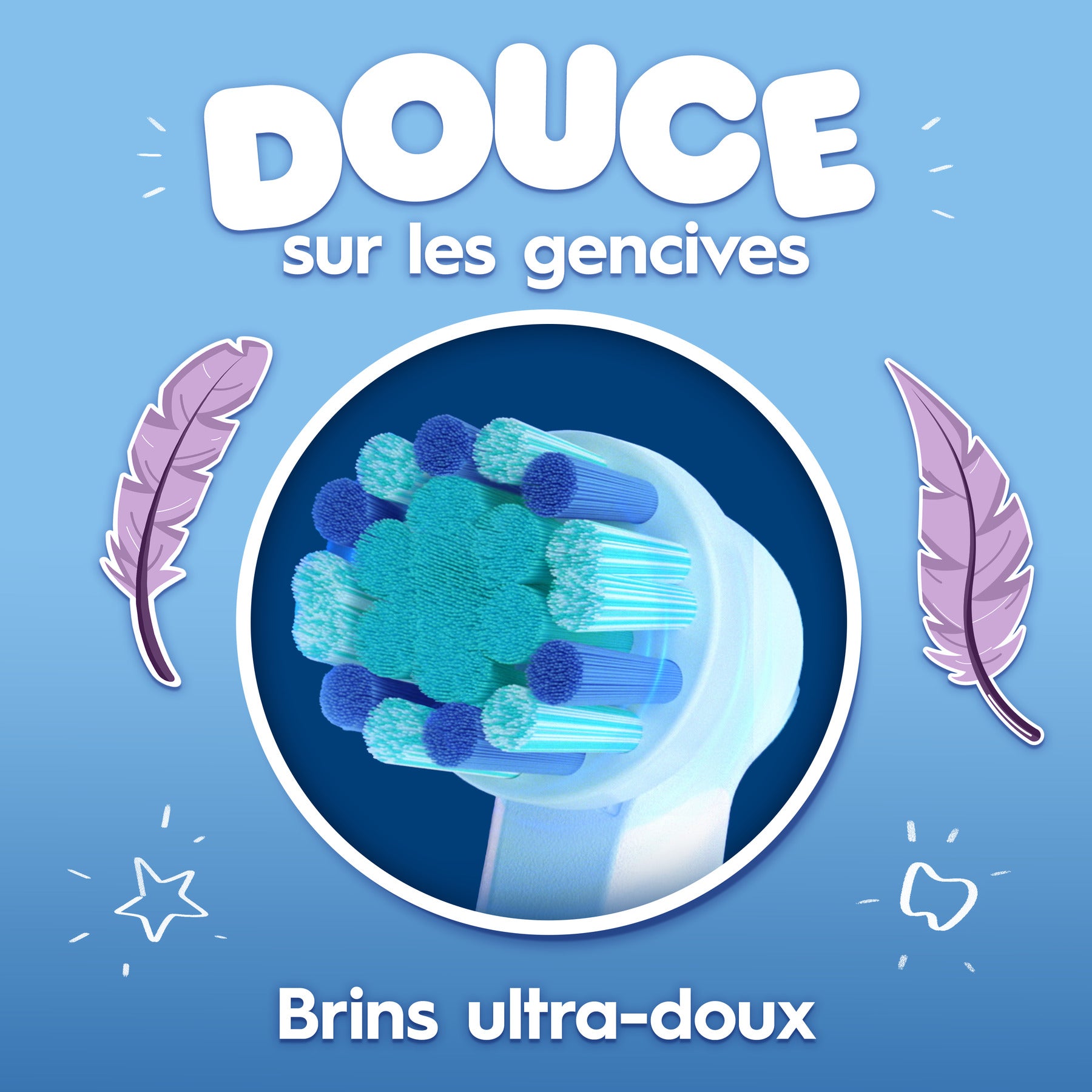 Oral-B Brossettes pour enfants La Reine des neiges x4