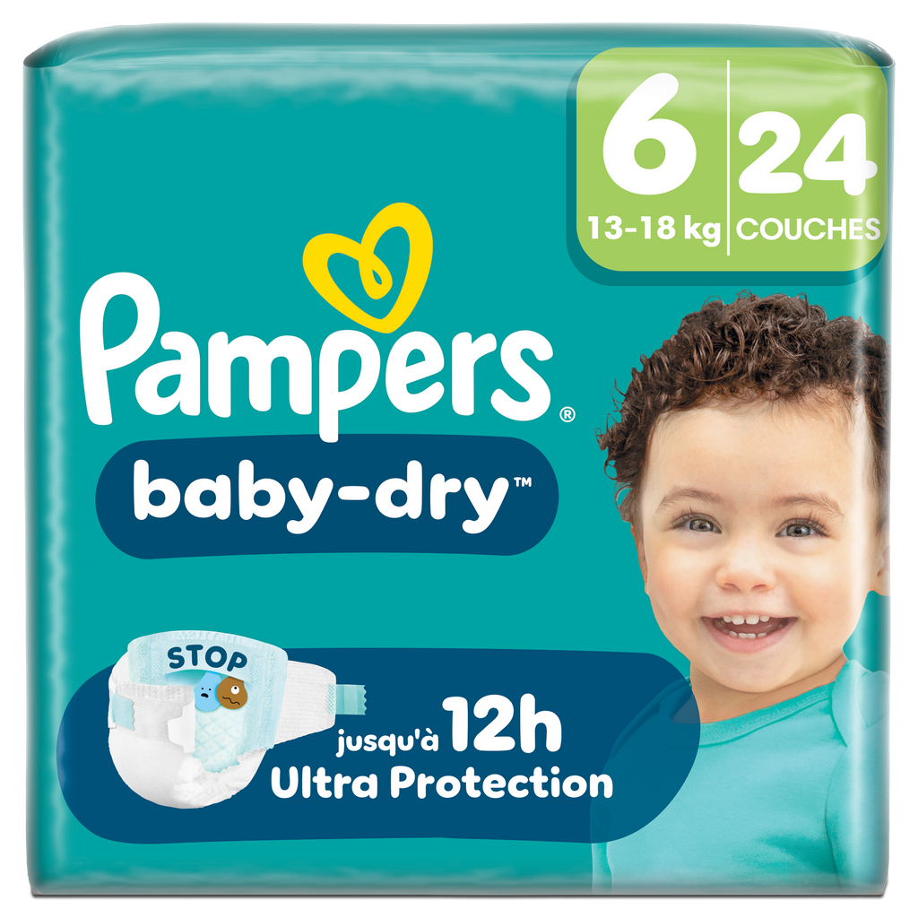 Pampers Baby-Dry Taille 6 24 couches