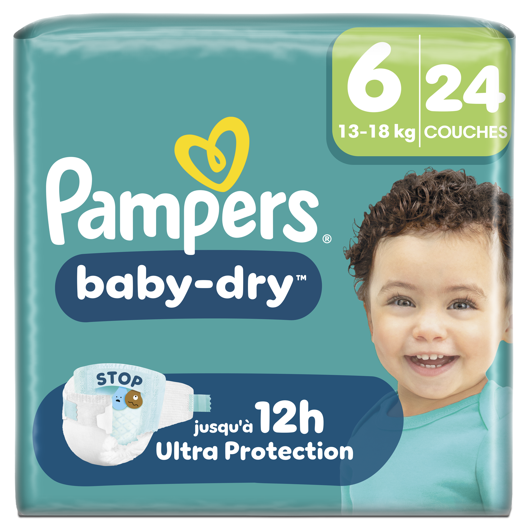 Pampers Baby-Dry Taille 6 24 couches