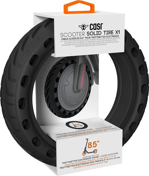 PNEU ALVEOLE 8,5" pour TROTTINETTES NOIR