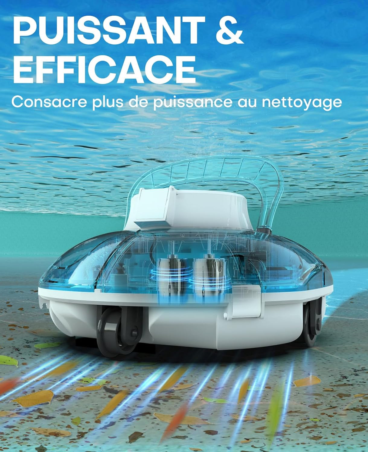 WYBOT WINNY 200 Autonomie de 75 min double filtration