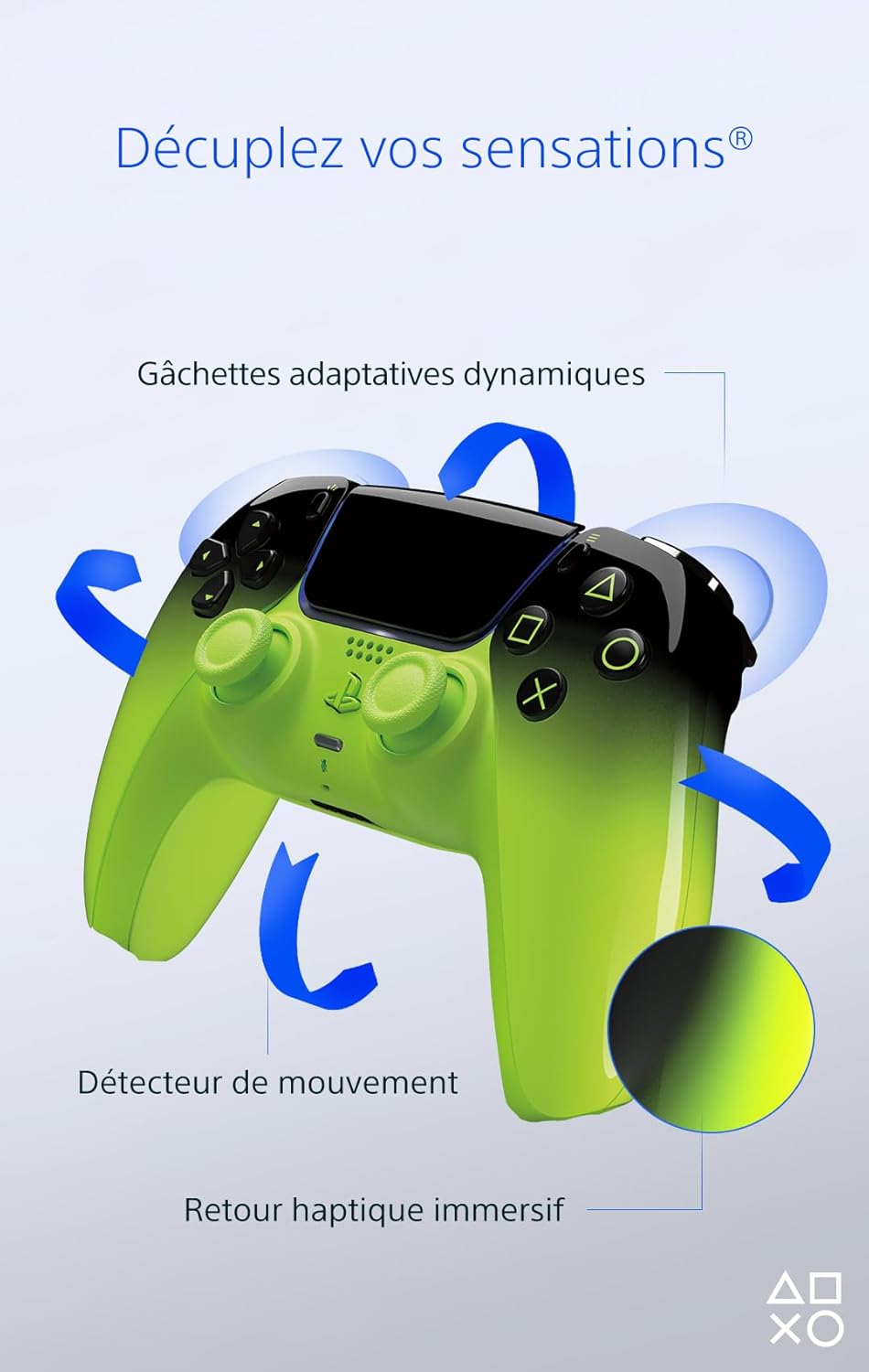 Sony Manette PS5 sans fil Dualsense - Hyperpop Edition - Remix Green
