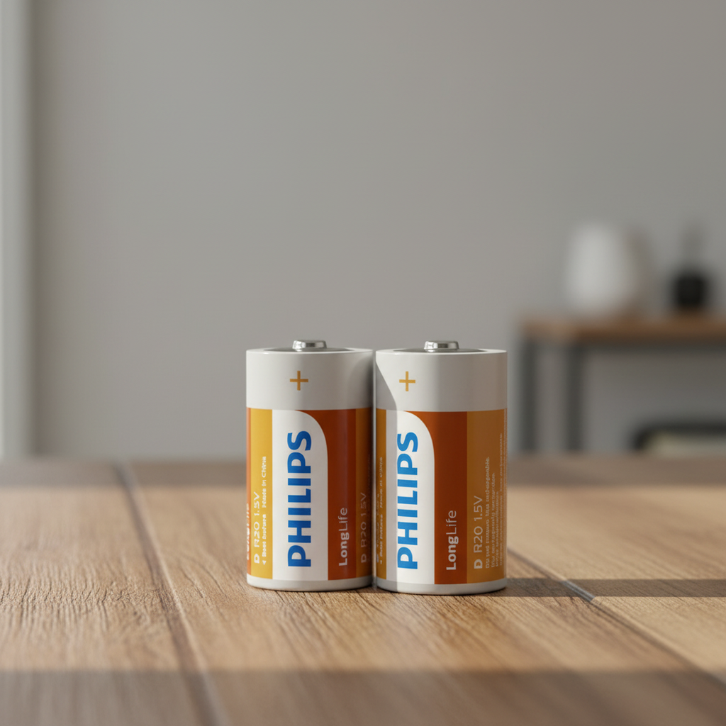 PHILIPS R20L2B - Piles R20 D - Lot de 2