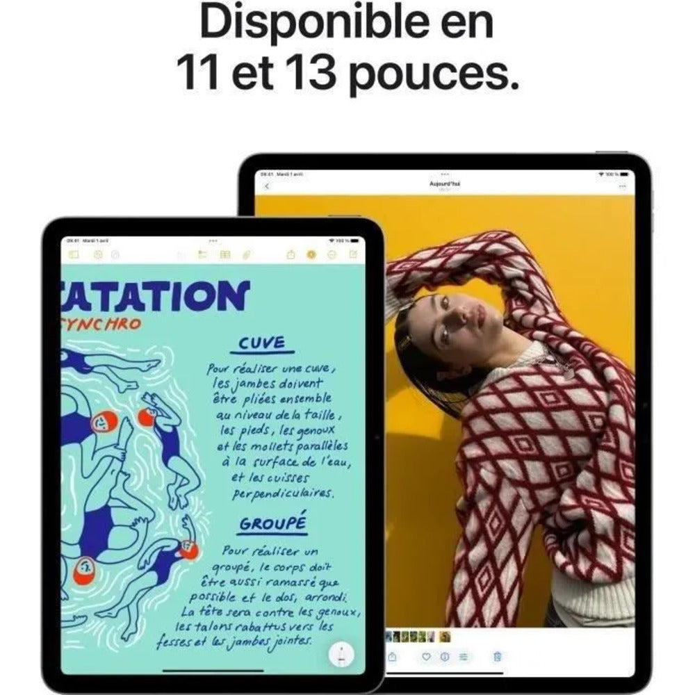 Apple iPad Air 11 pouces 2025 Wi-Fi 128 Go Lumière stellaire