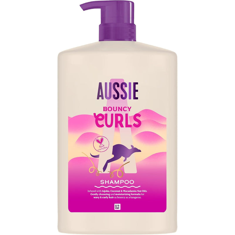 AUSSIE Shampooing Boucles Rebondies pour Cheveux Ondulés et Bouclés - 1000 ml