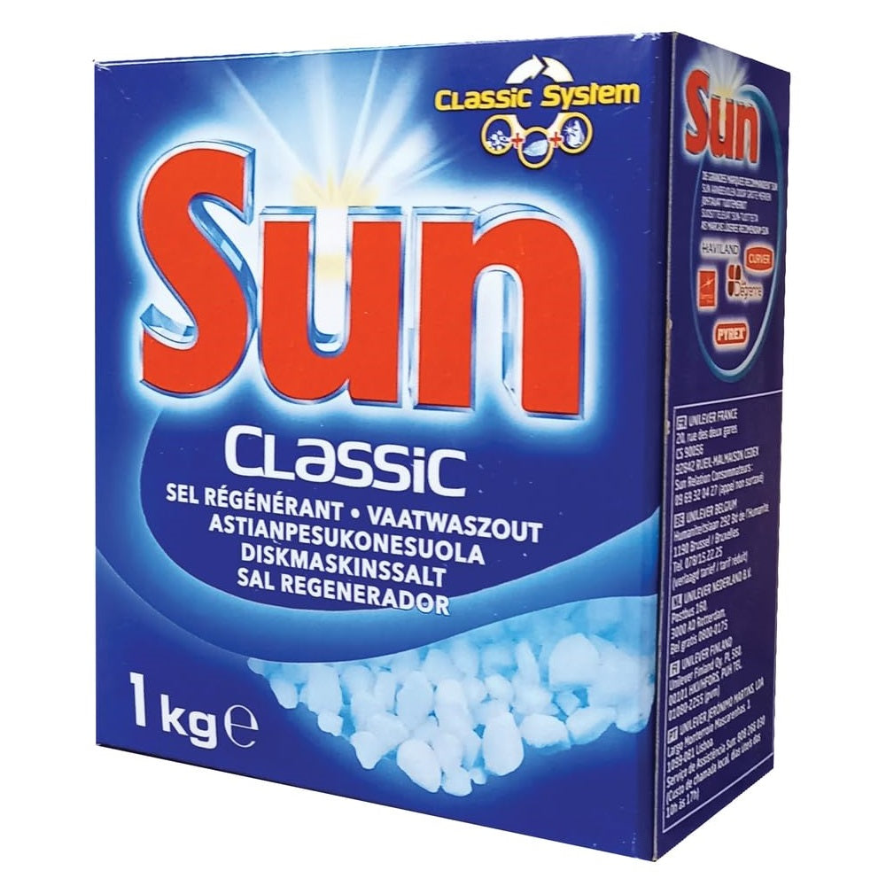 Sun Sel régénérant standard, Protection contre le tartre pour lave-vaisselle, 1 kg