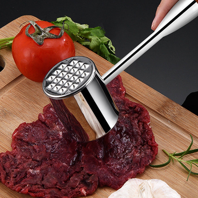 Maxcook MCPJ9454 Attendrisseur de viande en acier inoxydable 304 avec manche en bois