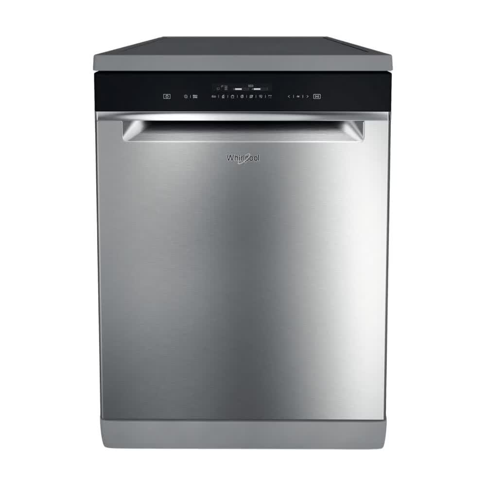 WHIRLPOOL WFP5O41PLGX Lave-vaisselle pose libre 60 cm - 14 couverts - Inox - Classe C