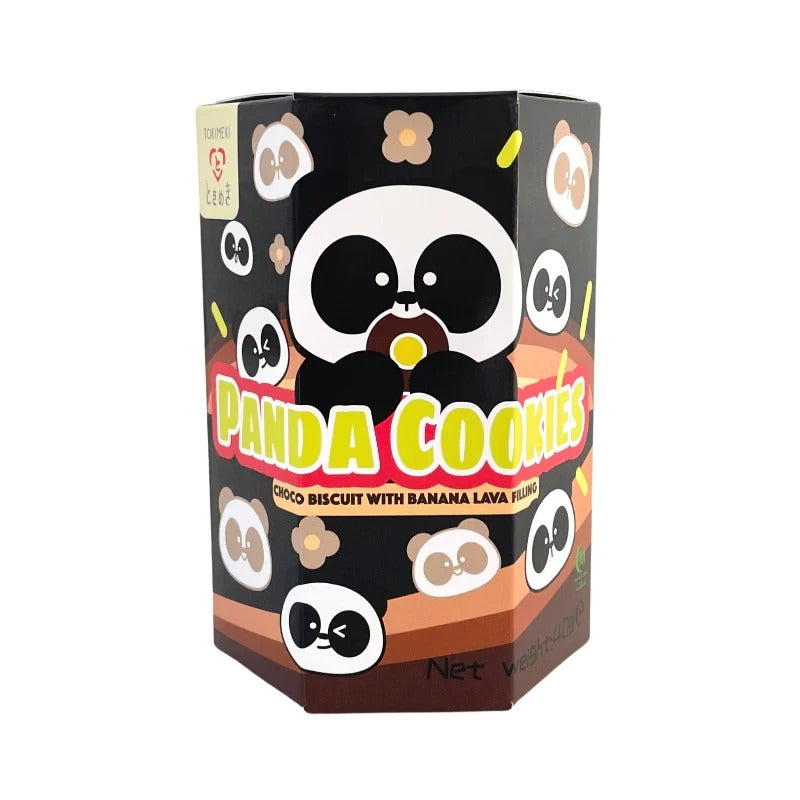 Tokimeki Biscuit panda au chocolat fourré à la banane 40 g