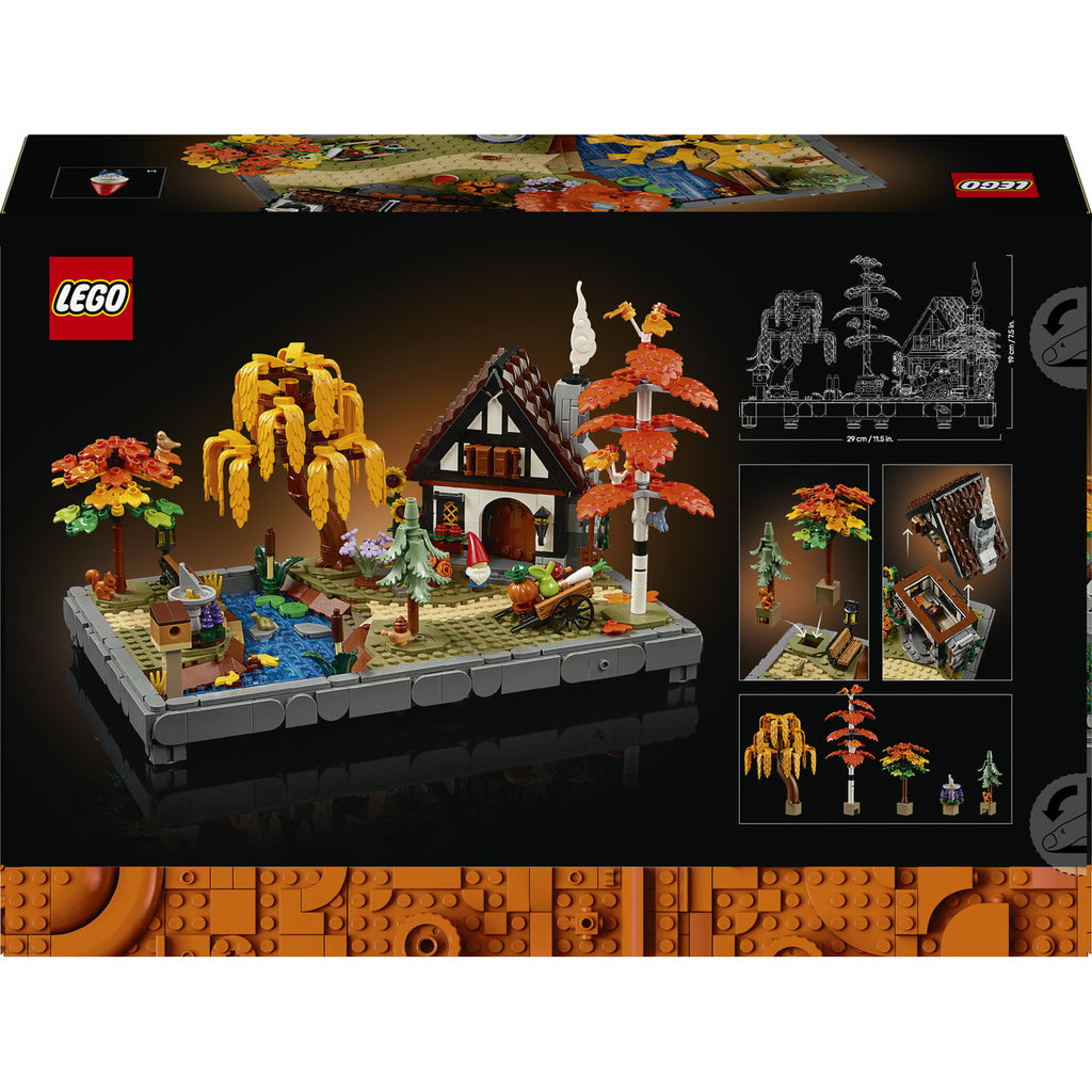 LEGO Icons 11372 Jardin automnal de maison de campagne