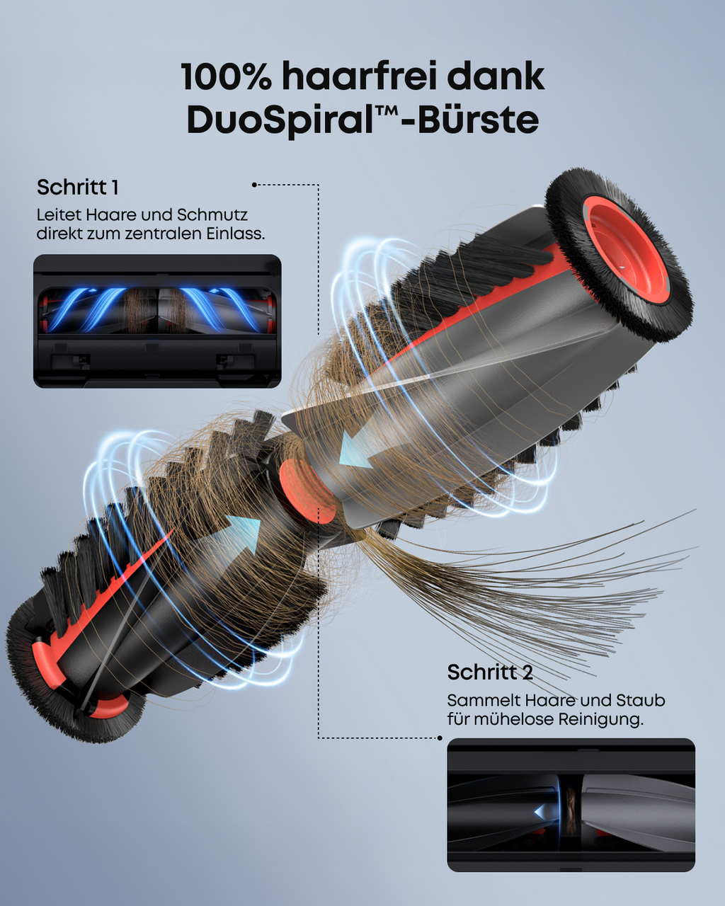 eufy C28 Omni, aspirateur robot avec serpillière, serpillière à rouleau HydroJet auto-nettoyante, puissance d’aspiration de 15 000 Pa