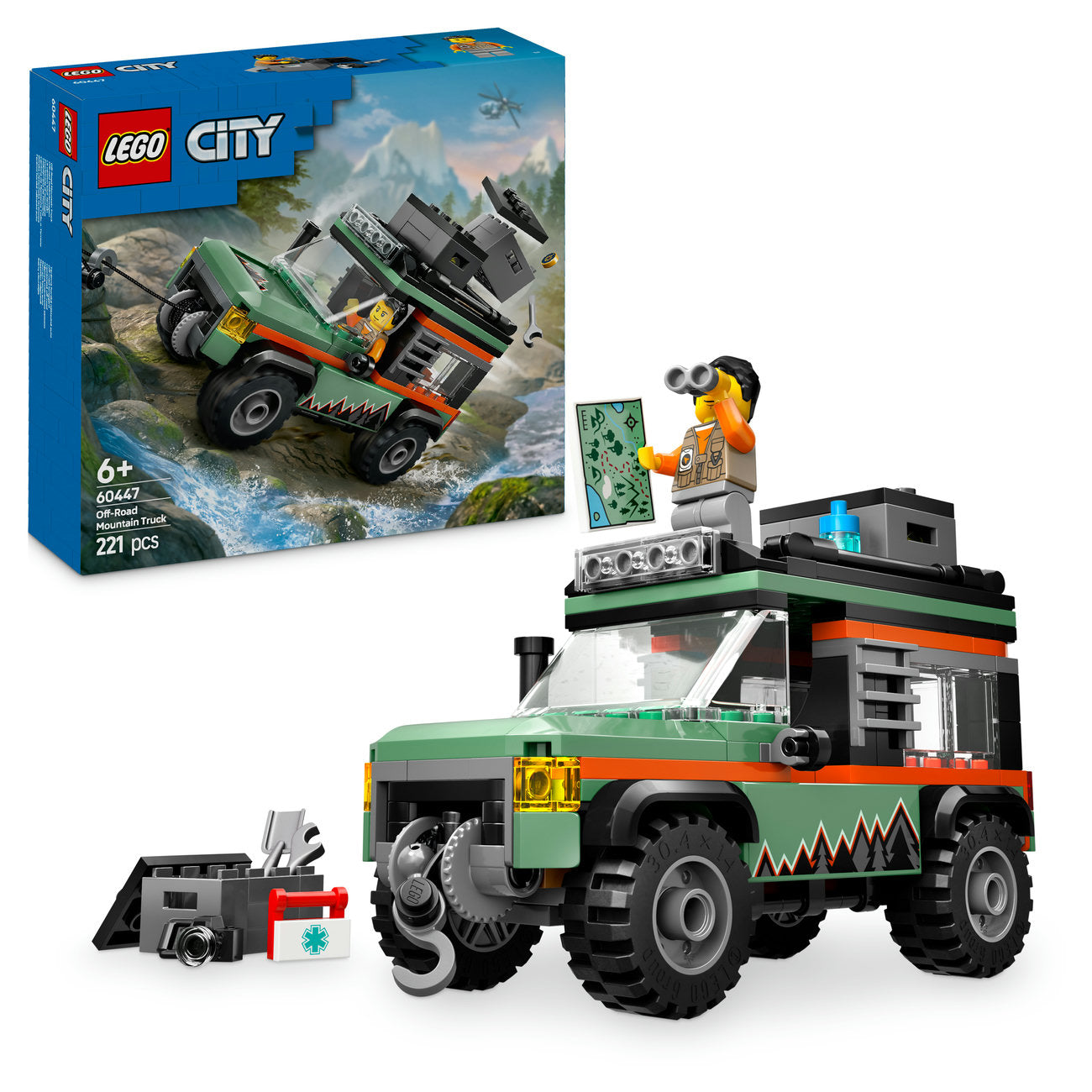 LEGO City Ensemble de Construction Camion de Montagne Tout-Terrain 4x4