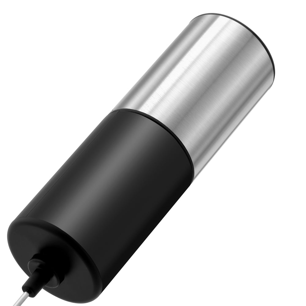 KitchenCook KFOAM Mousseur à lait électrique à piles avec fouet en acier inoxydable 304 et support