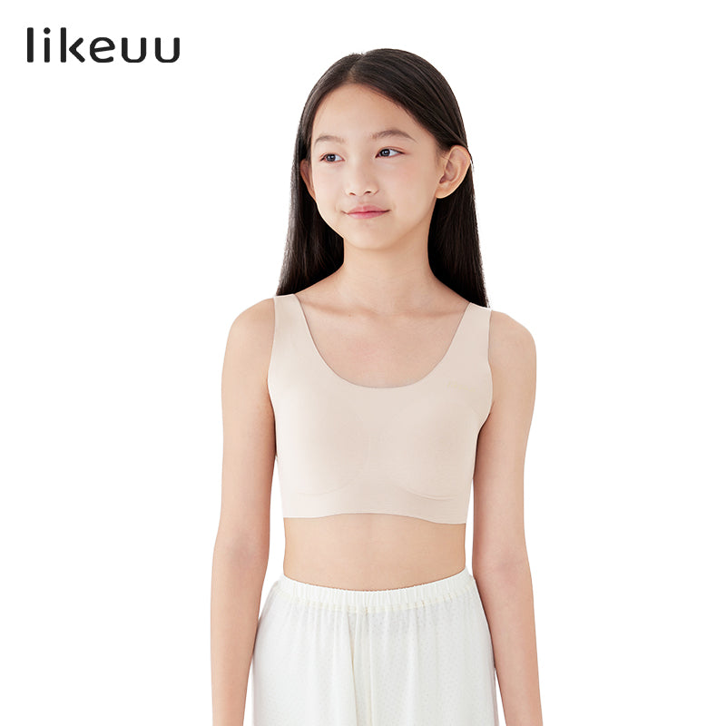 likeuu Soutien-gorge basique marron malt