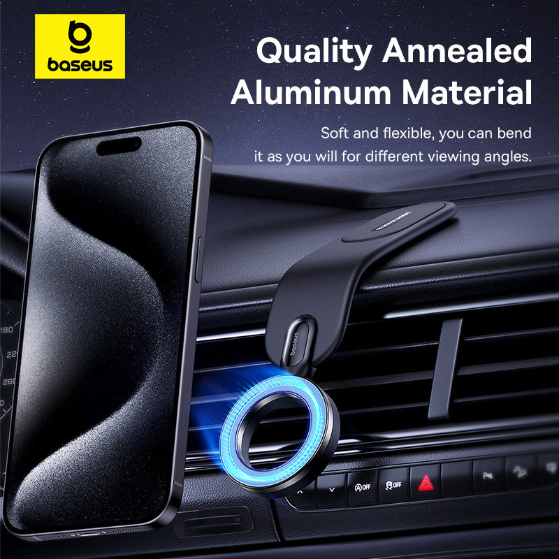 Baseus PrimeTrip C02 Go Support de téléphone magnétique pour voiture - Noir Stellaire